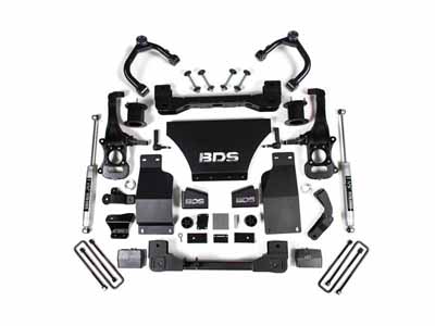 BDS Suspension BDS1800FSR 4" Lift Kit 2019-2024 Silverado/Sierra 1500 4WD Gas / BDS Suspension BDS1800FSR Lift Kit