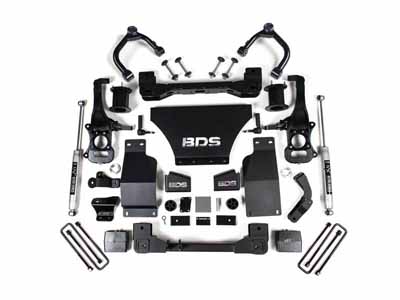 BDS Suspension BDS1801FSR 6" Lift Kit 2019-2024 Silverado/Sierra 1500 4WD Gas / BDS Suspension BDS1801FSR Lift Kit