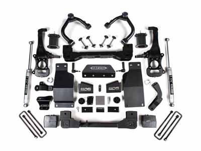 BDS Suspension BDS1803FSR 6" Lift Kit 2019-2024 Silverado/Sierra 1500 4WD Diesel / BDS Suspension BDS1803FSR Lift Kit