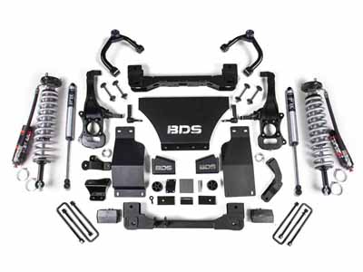 BDS Suspension BDS1804FPE 2.5" Lift Kit FOX 2.0 Perf Coil-Over 2019-2024 GM Trail Boss/AT4 1500 4WD / BDS Suspension BDS1804FPE Lift Kit