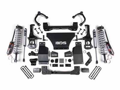 BDS Suspension BDS1805FPE 4" Lift Kit FOX 2.5 Coil-Over 2019-2024 GM Trail Boss/AT4 1500 4WD / BDS Suspension BDS1805FPE Lift Kit