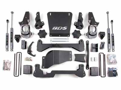 BDS Suspension BDS1818H 7" Lift Kit 2001-2010 Silverado/Sierra 2500/3500 4WD / BDS Suspension BDS1818H Lift Kit