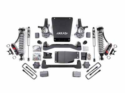 BDS Suspension BDS184PSS 4" Lift Kit FOX 2.0 5" Coil-Over 2007-2013 Silverado/Sierra 1500 4WD / BDS Suspension BDS184PSS Lift Kit
