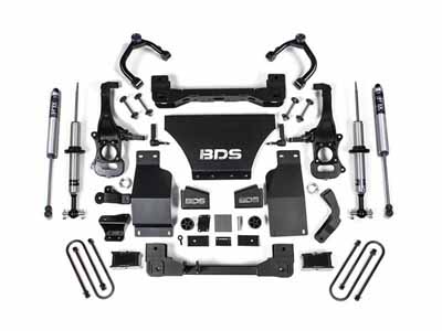 BDS Suspension BDS1851FSR 25-Up Silverado/Sierra 1500 4WD 4" Suspension Lift Kit V8 Gas / BDS Suspension BDS1851FSR Lift Kit