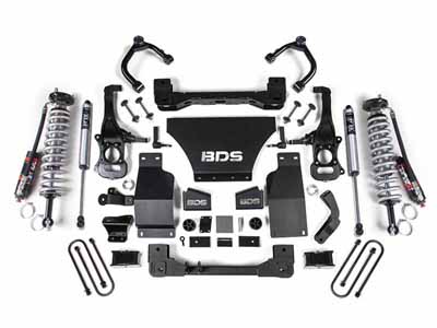 BDS Suspension BDS1851PSS 25-Up Silverado/Sierra 1500 4WD 4" Suspension Lift Kit V8 Gas / BDS Suspension BDS1851PSS Lift Kit