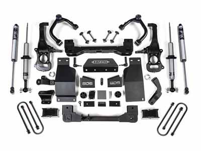 BDS Suspension BDS1853H 25-Up Silverado/Sierra 1500 4WD 4" Suspension Lift Kit 3.0 Diesel / BDS Suspension BDS1853H Lift Kit