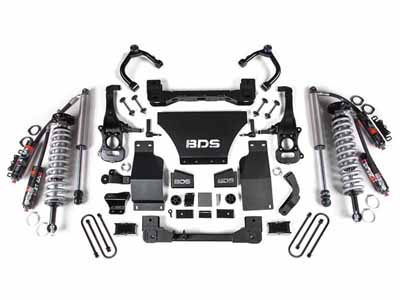 BDS Suspension BDS1855PES 25-Up Chevy TB/GMC AT4 1500 4WD 2.5" Suspension Lift Kit V8 Gas / BDS Suspension BDS1855PES Lift Kit