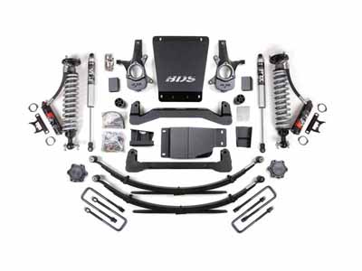 BDS Suspension BDS185PSS 4" Lift Kit FOX 2.0 Coil-Over 2007-2013 Silverado/Sierra 1500 4WD / BDS Suspension BDS185PSS Lift Kit