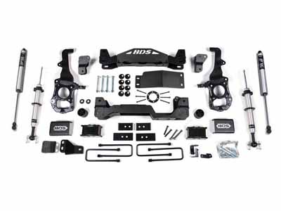 BDS Suspension BDS1902FSR 4" Lift Kit FOX 2.0 Strut 2021-2024 F150 4WD 1" Block / BDS Suspension BDS1902FSR Lift Kit