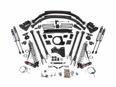 BDS Suspension BDS1959FPE 9" Inch Lift Kit w/4-Link FOX 2.5 Coil-Over 2020-2022 F250/F350 4WD Diesel / BDS Suspension BDS1959FPE Lift Kit