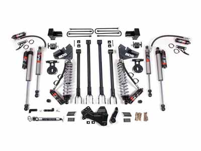 BDS Suspension BDS1972FPE 5" Lift Kit w/4-Link FOX 2.5 Coil-Over 2020-2022 F250/F350 4WD Diesel / BDS Suspension BDS1972FPE Lift Kit