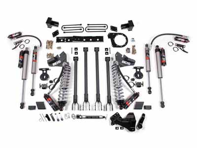 BDS Suspension BDS1979FPE 6" Lift Kit w/4-Link FOX 2.5 Coil-Over 2017-2019 F250/F350 4WD Diesel / BDS Suspension BDS1979FPE Lift Kit