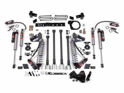 BDS Suspension BDS1987FPE 6" Lift Kit w/4-Link FOX 2.5 Coil-Over 2020-2022 F350 4WD DRW Diesel / BDS Suspension BDS1987FPE Lift Kit