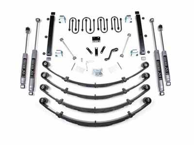BDS Suspension BDS409H 3.5" Lift Kit 1987-1995 Jeep Wrangler YJ Light Duty Leaf Spring NX2 Nitro / BDS Suspension BDS409H Lift Kit