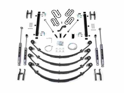 BDS Suspension BDS412H 4.5" Lift Kit 1987-1995 Jeep Wrangler YJ Heavy Duty Leaf Spring NX2 Nitro / BDS Suspension BDS412H Lift Kit