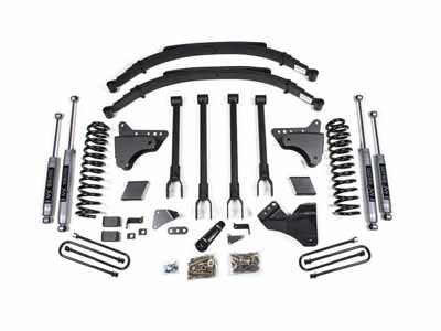 BDS Suspension BDS586H 6" Lift Kit w/ 4-Link 2011-2016 F250/F350 4WD Gas / BDS Suspension BDS586H Lift Kit