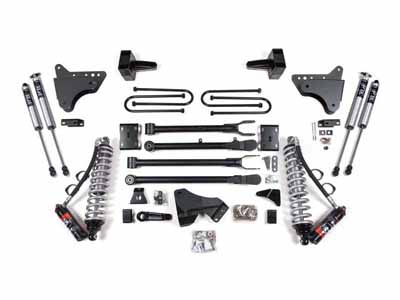 BDS Suspension BDS593FPE 4" Lift Kit w/4-Link FOX 2.5 Coil-Over 2011-2016 F250/F350 4WD Diesel / BDS Suspension BDS593FPE Lift Kit