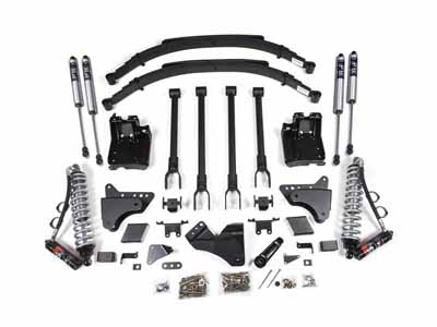 BDS Suspension BDS596FPE 6" Lift Kit w/4-Link FOX 2.5 Coil-Over 2011-2016 F250/F350 4WD Diesel / BDS Suspension BDS596FPE Lift Kit