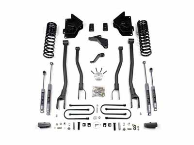 BDS Suspension BDS697H 4" Lift Kit w/4-Link 2013-2018 Ram 3500 4WD Diesel 3" Block NX2 Nitro / BDS Suspension BDS697H Lift Kit