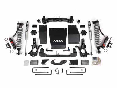 BDS Suspension BDS712PSS 4" Lift Kit FOX 2.0 Performance Coil-Over 2014-18 Silverado/Sierra 1500 4WD / BDS Suspension BDS712PSS Lift Kit