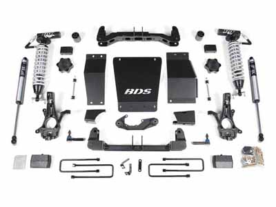 BDS Suspension BDS713FDSC 4" Lift Kit FOX 2.5 Coil-Over for 2014-2018 Silverado/Sierra 1500 4WD / BDS Suspension BDS713FDSC Lift Kit
