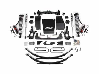 BDS Suspension BDS715PSS 4" Lift Kit FOX 2.0 Performance Coil-Over 2014-18 Silverado/Sierra 1500 4WD / BDS Suspension BDS715PSS Lift Kit