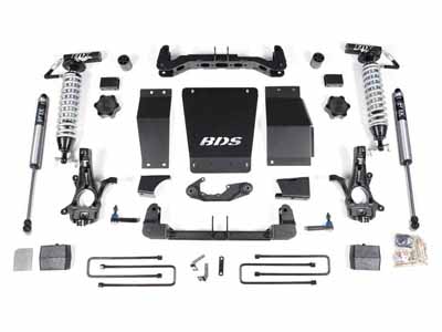 BDS Suspension BDS717FDSC 6" Lift Kit FOX 2.5 Coil-Over 2014-2018 Silverado/Sierra 1500 4WD / BDS Suspension BDS717FDSC Lift Kit
