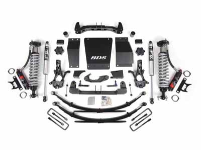BDS Suspension BDS717PSS 6" Lift Kit FOX 2.0 Performance Coil-Over 2014-18 Silverado/Sierra 1500 4WD / BDS Suspension BDS717PSS Lift Kit