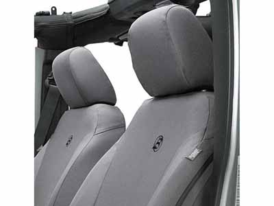 Bestop 29283-09 Seat Covers For 2013-2018 Wrangler JK 4-Dr Front Premium Vinyl Fabric Charcoal / Bestop 29283-09 Seat Cover