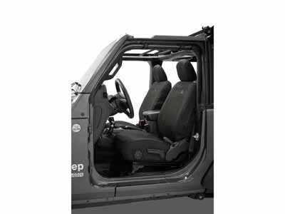 Bestop 29293-35 Seat Covers Jeep '18-26 Wrangler JL 2-Door Front Black Diamond / Bestop 29293-35 Seat Cover