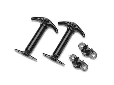 Bestop 51294-01 Jeep Hood Latches For Jeep 1941-1949 CJ2 Black Pair / Bestop 51294-01 Hood Latch