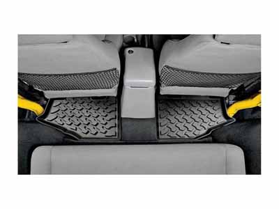 Bestop 51510-01 Jeep Wrangler Floor Mats Rear For Jeep 1997-2006 Wrangler TJ Black Pair / Bestop 51510-01 Floor Mats/Liner