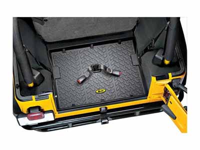 Bestop 51512-01 Rear Jeep Cargo Liner For Jeep 1976-1986 CJ7 Black / Bestop 51512-01 Cargo Liner