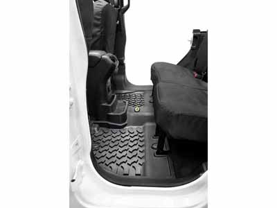 Bestop 51515-01 Floor Mats Jeep '18-26 Wrangler JL 4-Door Exc. 4XE Rear Black / Bestop 51515-01 Floor Mats/Liner