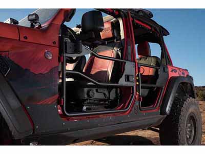 Bestop 51740-01 Element Doors Jeep '20-26 Gladiator '18-26 Wrangler JL Front Matte Black / Bestop 51740-01 Tube Door