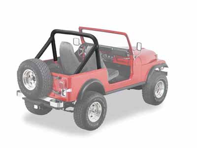 Bestop 80007-01 Jeep Sport Bar Covers For Jeep 1980-1983 CJ5 Black Crush / Bestop 80007-01 Roll Bar Cover