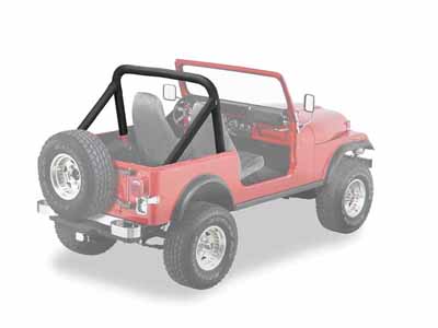 Bestop 80007-15 Jeep Sport Bar Covers For Jeep 1980-1983 CJ5 Black Denim / Bestop 80007-15 Roll Bar Cover