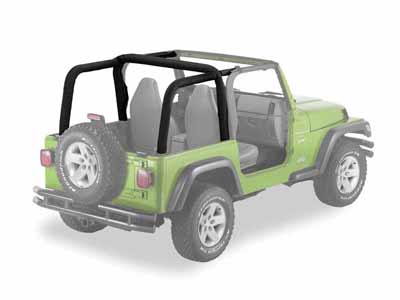 Bestop 80022-35 Jeep Sport Bar Covers For Jeep 2003-2006 Wrangler TJ Black Diamond / Bestop 80022-35 Roll Bar Cover