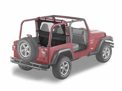 Bestop 80032-35 Standard Windjammer For Jeep 1980-1983 CJ5 Black Diamond / Bestop 80032-35 Cab Curtain