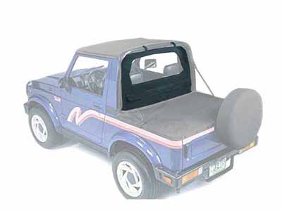 Bestop 80062-15 Standard Windjammer For Jeep 1997-2002 Wrangler TJ Black Denim / Bestop 80062-15 Cab Curtain