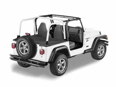 Bestop 90024-35 Cargo Deck Covers For 2004-2006 Wrangler TJ Unlimited OE Hardtop Removed No Channels / Bestop 90024-35 Cargo Cover