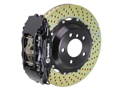 Brembo 1B1.8022A1 GT Black 4-Piston Front Big Brake Kit 355mm Drilled for 1995-1998 993 / Brembo 1B1.8022A1 4-Piston Front Big Brake Kit
