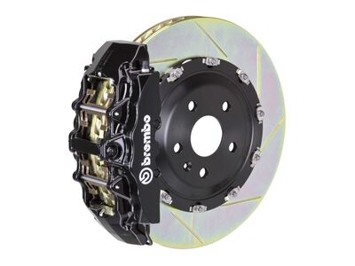 Brembo 1G2.9032A1 GT Black 8-Piston Front Big Brake Kit 380mm TY1 Slotted for 2007-14 Mercedes S/CL / Brembo 1G2.9032A1 8-Piston Front Big Brake Kit