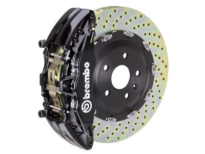 Brembo 1J1.9018A1 GT Black 6-Piston Front Big Brake Kit 380mm Drilled 2014-2020 GM 1500 Truck/SUV / Brembo 1J1.9018A1 6-Piston Front Big Brake Kit