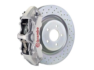 Brembo 1L4.8018A3 GT Silver 6-Piston Front Big Brake Kit 355mm Drilled for 2016-2024 Camaro / Brembo 1L4.8018A3 6-Piston Front Big Brake Kit