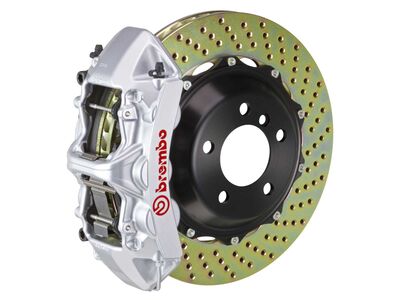Brembo 1M1.9038A3 GT Silver 6-Piston Front Big Brake Kit 380mm Drilled for 1995-1998 993 / Brembo 1M1.9038A3 6-Piston Front Big Brake Kit