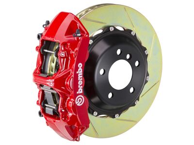 Brembo 1M2.8052A2 GT Red 6-Piston Front Big Brake Kit 355mm TY1 Slotted for 2012-2014 CLS350 / Brembo 1M2.8052A2 6-Piston Front Big Brake Kit