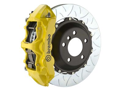 Brembo 1M3.9037A5 GT 380mm Yellow 6-Piston Front Big Brake Kit TY3 Slotted for 2001-02 Viper / Brembo 1M3.9037A5 6-Piston Front Big Brake Kit