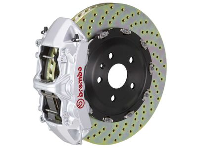 Brembo 1N1.9506A3 GT Silver 6-Piston Front Big Brake Kit 405mm Drilled for 2007-2019 BMW X5/X6 / Brembo 1N1.9506A3 6-Piston Front Big Brake Kit