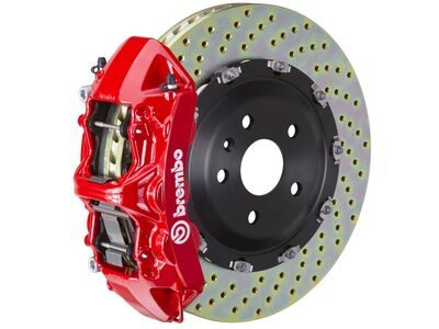 Brembo 1N1.9520A2 GT Red 6-Piston Front Big Brake Kit 405mm Drilled for 2010-2015 Camaro SS/ZL1 / Brembo 1N1.9520A2 6-Piston Front Big Brake Kit